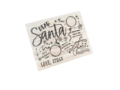 Hardwood Santa Tray
