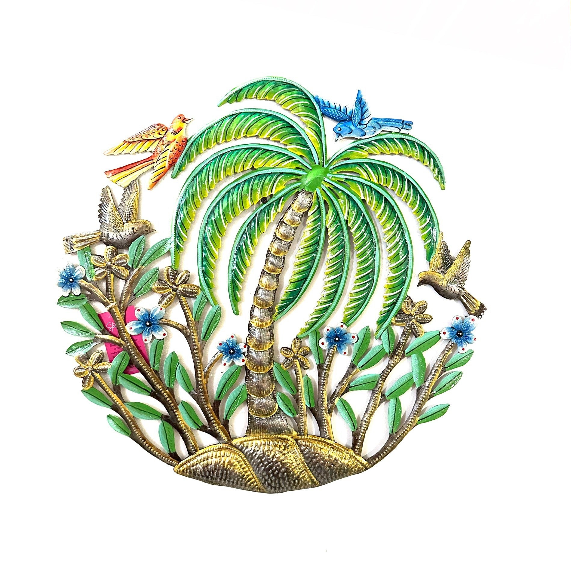 Palm Tree with Birds