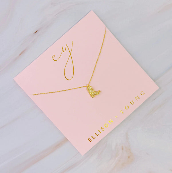 Glam Cow Girl Boot Necklace - Gifts for You 'n Me