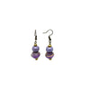 Purple Haitian Signature Earring