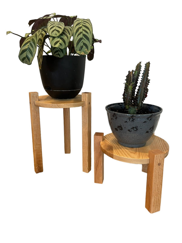 White Oak Plant Stand