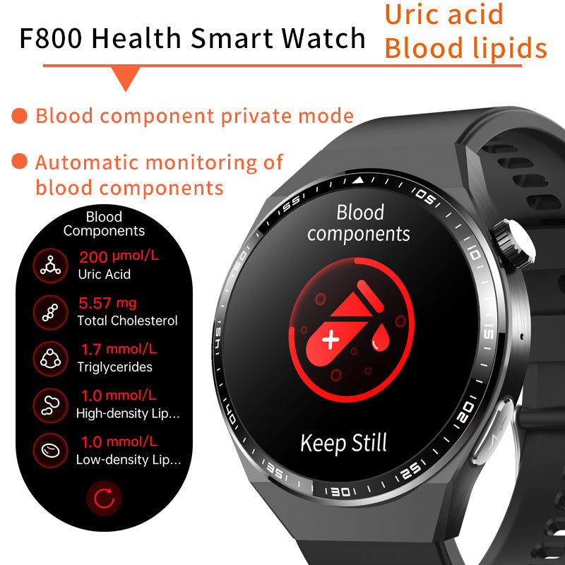 2024 New Accurate Measure ECG+PPG Smart Watch Men Full Touch Screen Sport Fitness Watches Bluetooth For Android ios Smartwatch