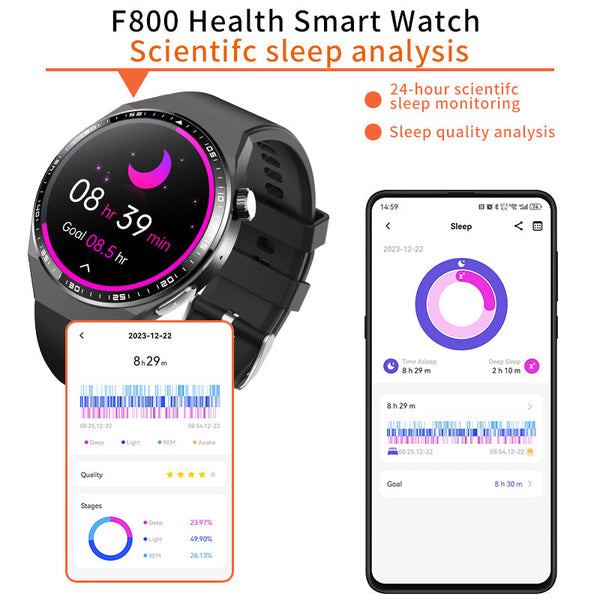 2024 New Accurate Measure ECG+PPG Smart Watch Men Full Touch Screen Sport Fitness Watches Bluetooth For Android ios Smartwatch