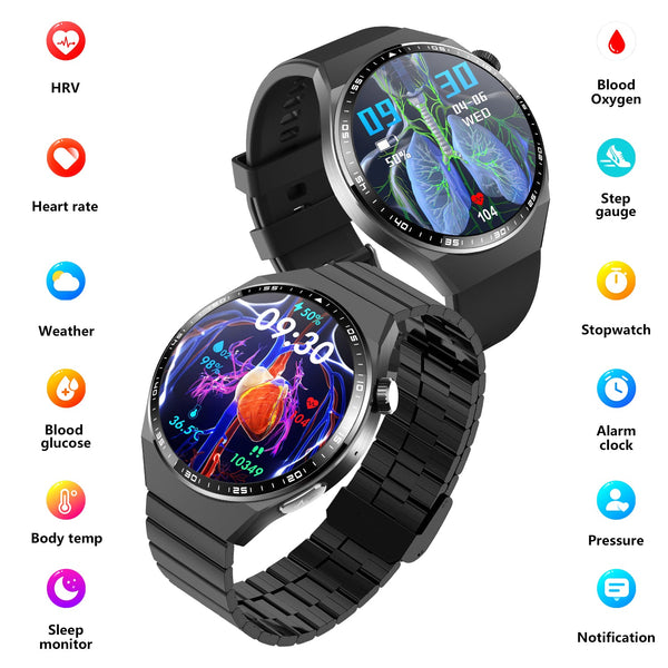 2024 New Accurate Measure ECG+PPG Smart Watch Men Full Touch Screen Sport Fitness Watches Bluetooth For Android ios Smartwatch