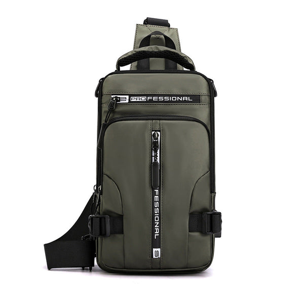 Men's Crossbody Bag: Stylish & Functional Sling Backpack for Everyday Use Wautton Outdoor Gear