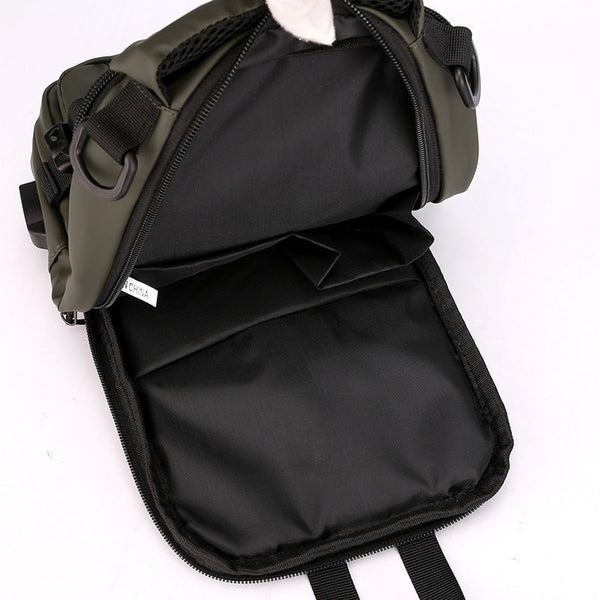 Men's Crossbody Bag: Stylish & Functional Sling Backpack for Everyday Use Wautton Outdoor Gear