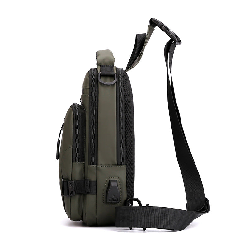 Men's Crossbody Bag: Stylish & Functional Sling Backpack for Everyday Use Wautton Outdoor Gear