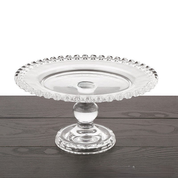 Crystal Glass Cake Stand Set