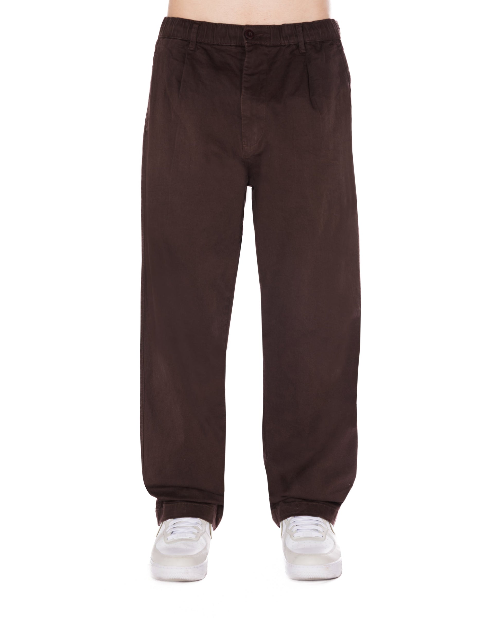 Brown Relaxed Fit Pants