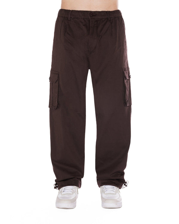 Brown Relaxed Cargo Pants
