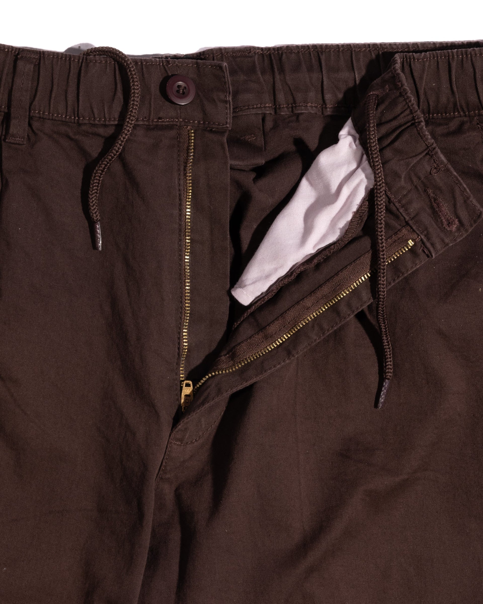 Brown Relaxed Fit Pants