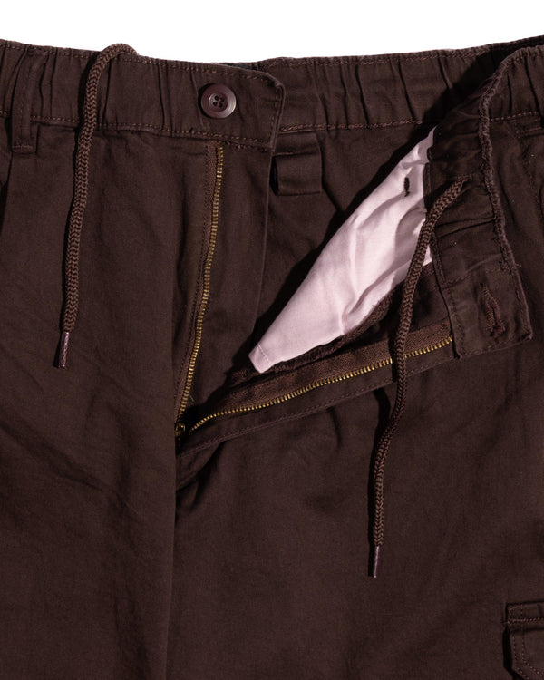 Brown Relaxed Cargo Pants