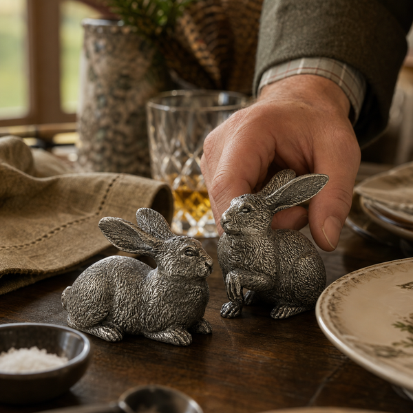 Wild Hare Salt and Pepper Set