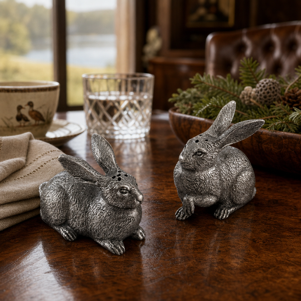 Wild Hare Salt and Pepper Set