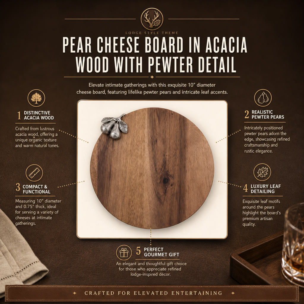 Pear Cheese Board