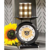 Vintage Sunflower Old Town Scale Clock for Farmhouse Decor