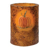 Burnt Mustard Pumpkin Timer Pillar - 3