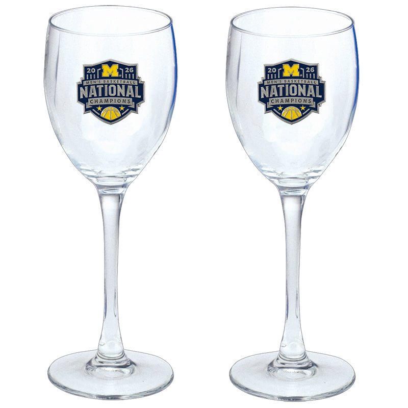 2026 Michigan Basketball Championship Goblet (Set of 2)