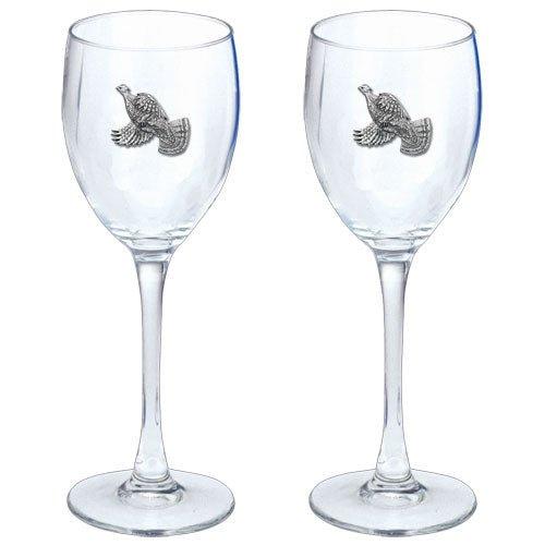Ruffed Grouse Goblets (Set of 2)