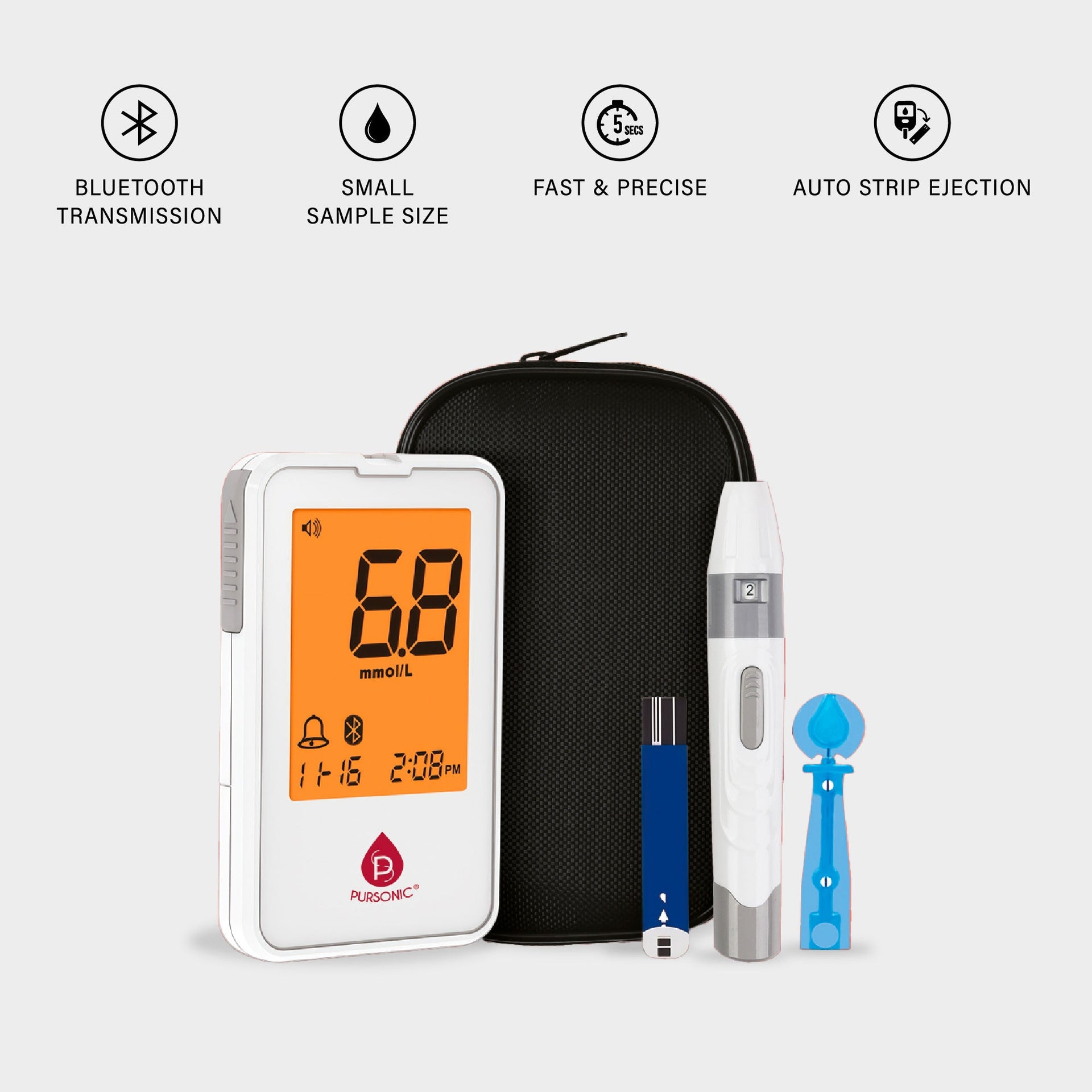 Blood Glucose Monitoring Kit – Fast, Accurate & Convenient Care at Your Fingertips