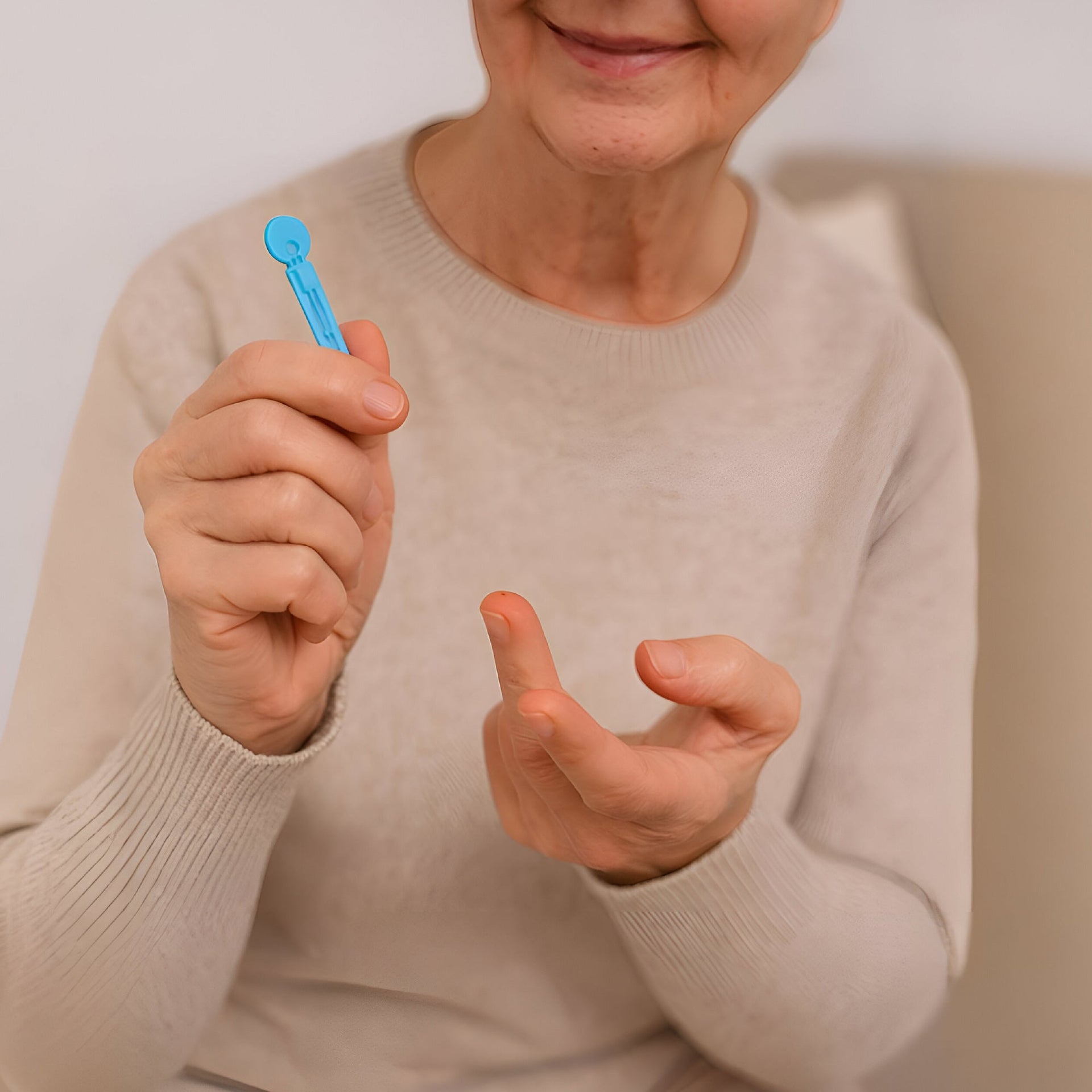 Pursonic Blood Glucose Test Strips Refill Kit – 50 Test Strips + 50 Sterile Lancets