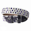 Angel Wing Rhinestone Belt - White / XS-Waist-28-29-Inches