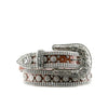 Angel Ranch Crystal Brown Belt - Brown / XS-Waist-28-29-Inches
