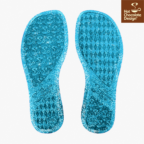 Hot Chocolate Design Glitter Ice Women's Mary Jane Flat