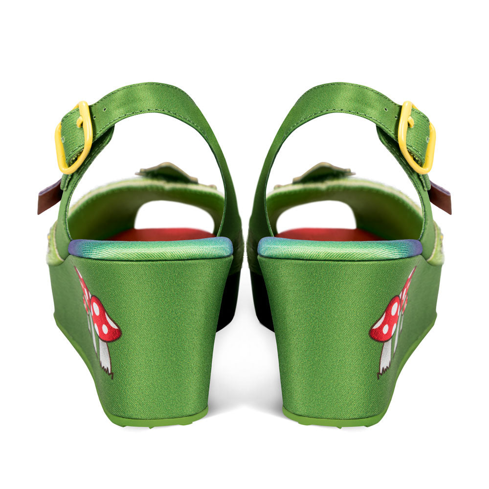 Chocolaticas® NAUGHTY GNOME Women's Wedge Sandal