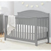 SF Home Solid Wood Convertible Crib in Grey - Toddler Bed Sold Separately