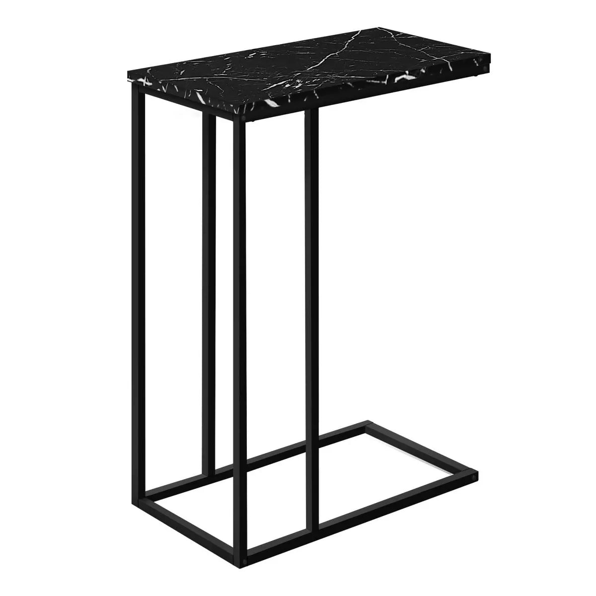 Black Marble End Side Table Ennovanest Limited