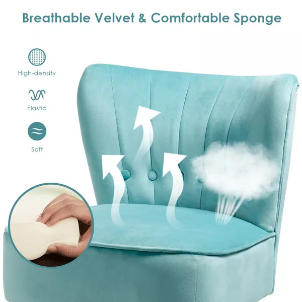 Accent Chair Tufted Velvet Ennovanest Limited