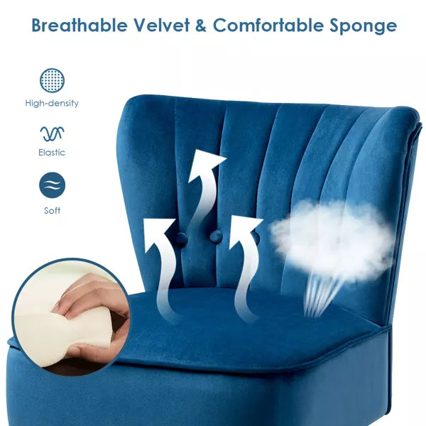 Accent Chair Tufted Velvet Ennovanest Limited