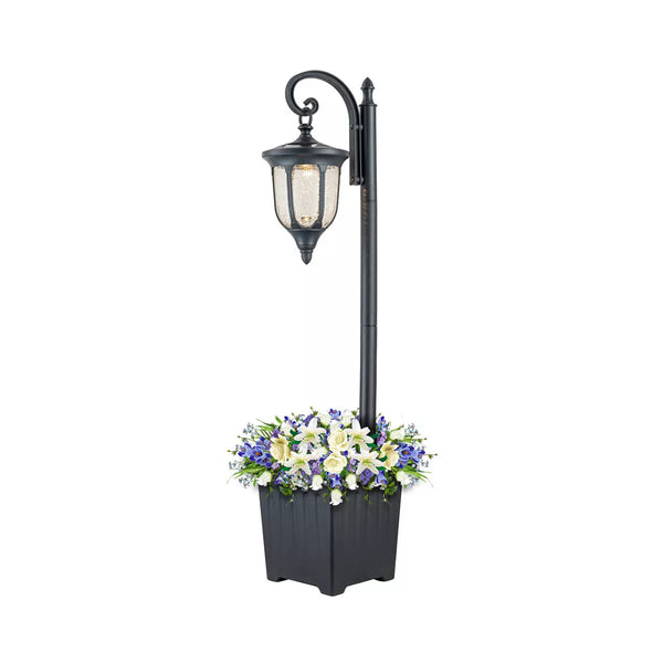 Black Solar Outdoor Post Light Ennovanest Limited