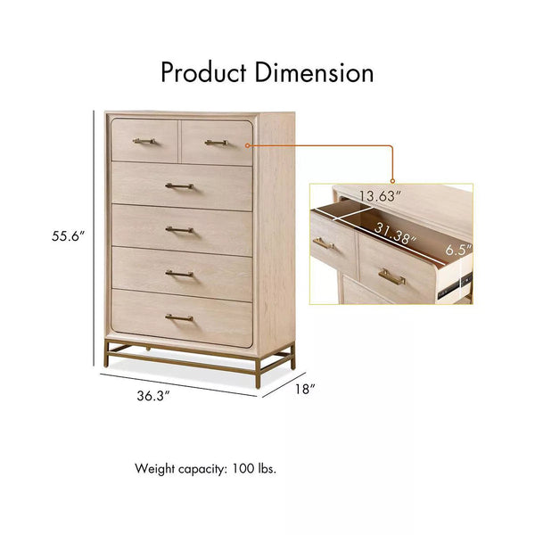 Boho 5 Drawer Oak Ennovanest Limited