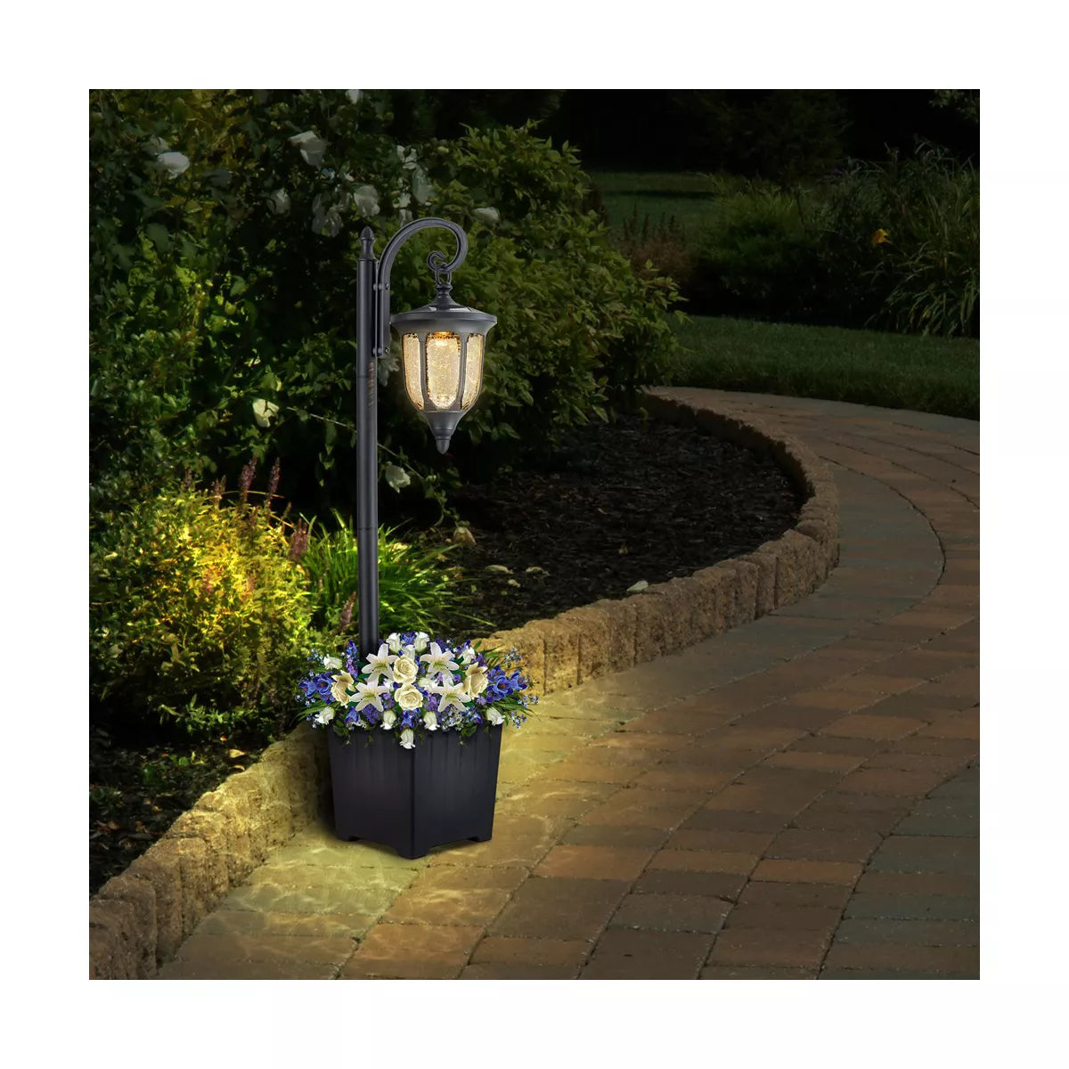 Black Solar Outdoor Post Light Ennovanest Limited