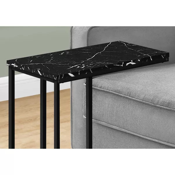 Black Marble End Side Table Ennovanest Limited