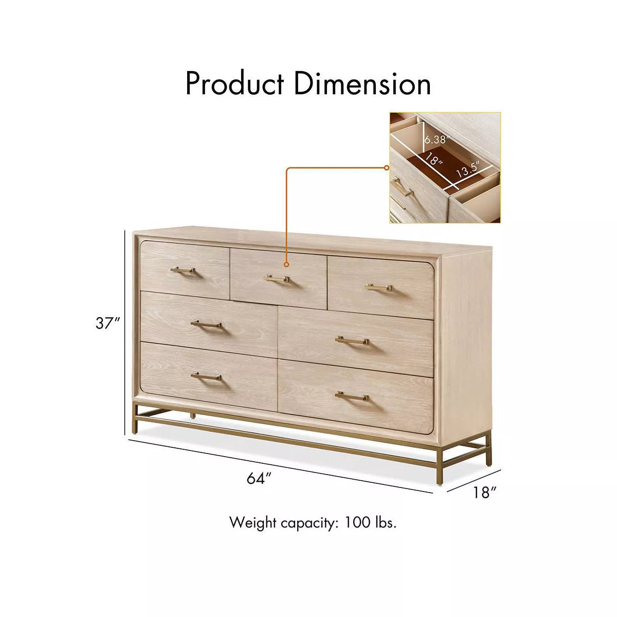 Boho 5 Drawer Oak Ennovanest Limited