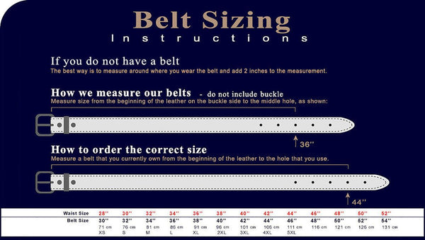 Women 100% Genuine Leather Studded Punk Jean Belts