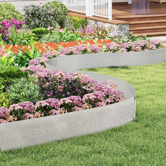 6-Pack 20 FT Galvanized Metal Landscape Edging for Lawn（Patented）