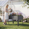 Galvanized Raised Garden Bed with Legs 46