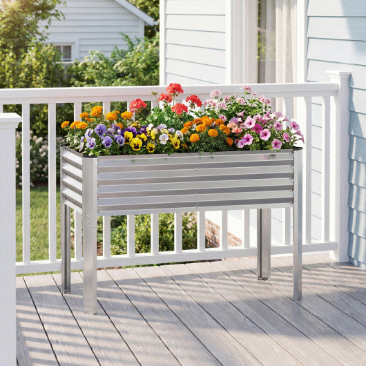 Galvanized Raised Garden Bed with Legs 46