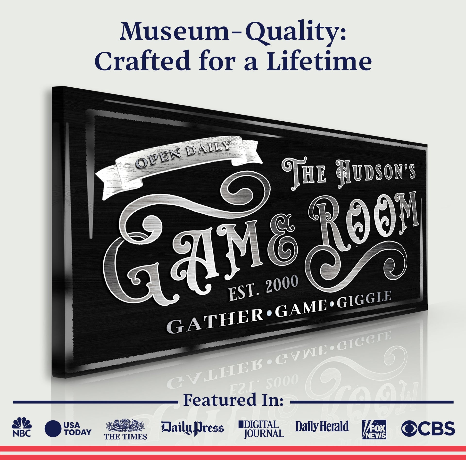 Personalized Game Room Sign II