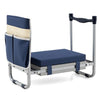 Garden Kneeler and Seat Foldable Gardening Stool with Wide EVA Foam Padding-Navy - Navy