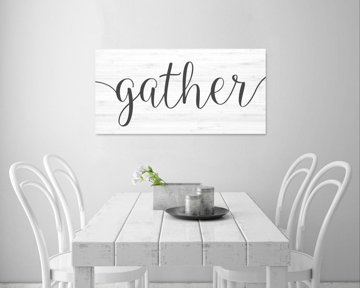 Large Gather Sign