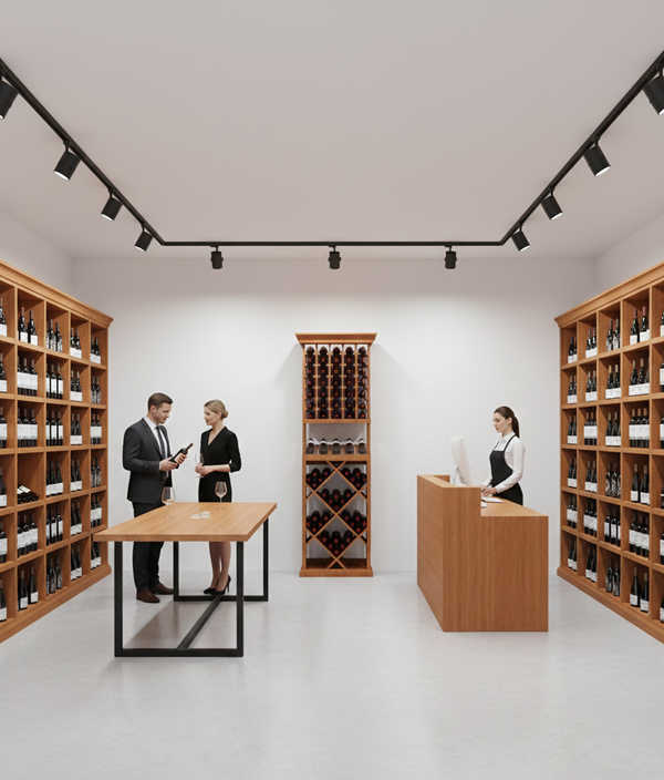 2 Foot Wine Cellar Storage System | 105 Bottle Capacity