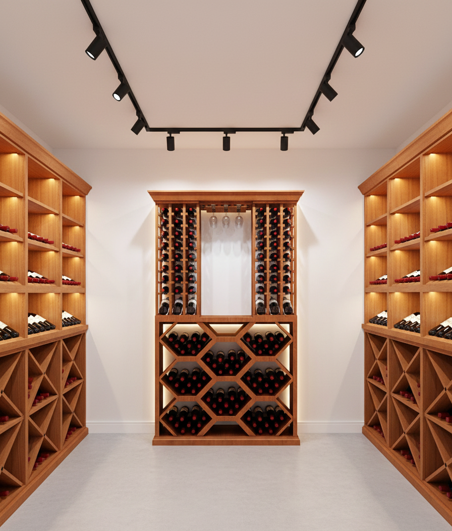 4 Foot Wine Cellar Storage System | 179 Bottle Capacity