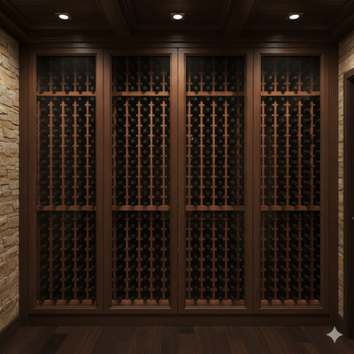 Wine Rack Kit 10 Column Modular Standard Bottle Racking Storage