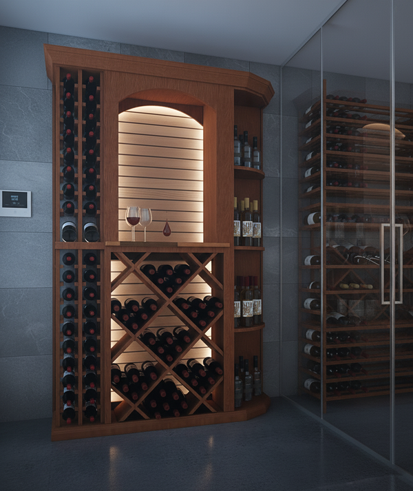 4 Foot Wine Cellar Storage System | 148 Bottle Capacity Wine Racks