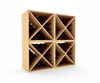 Modular Wine Cube Bin Storage for Various Size Bottles Stackable Design